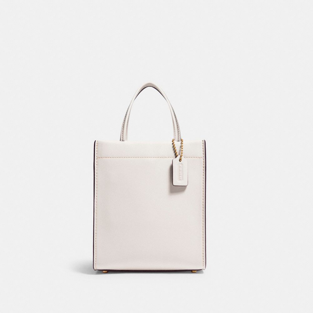 Coach White Leather Gallery Tote Coach