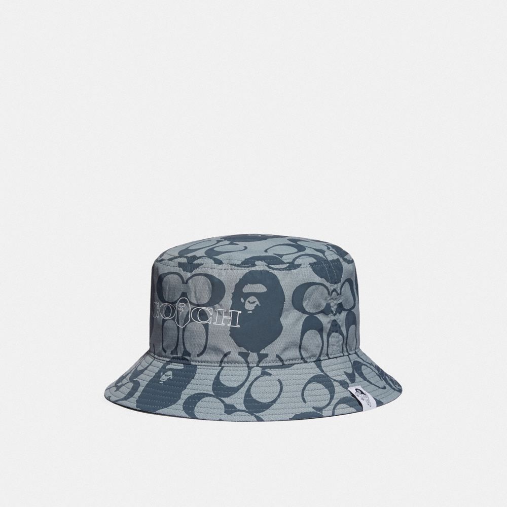 Bape space store camo bucket hat