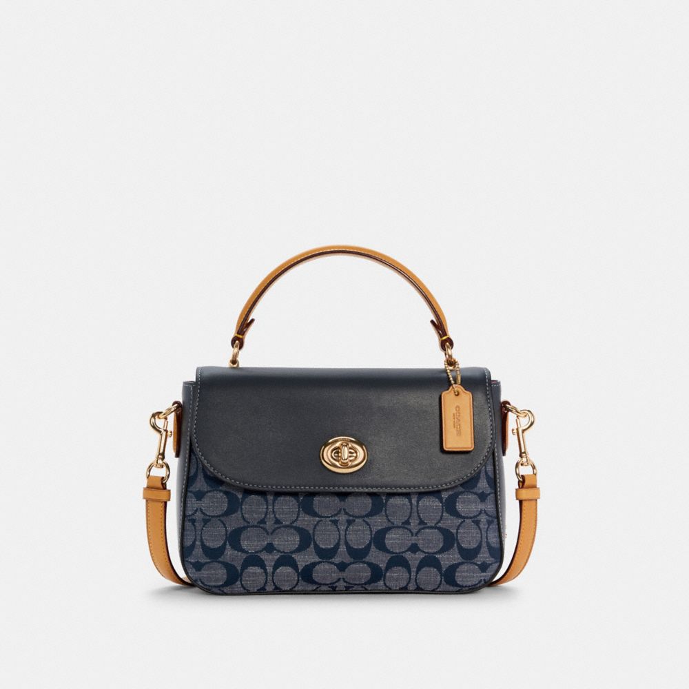 COACH Outlet Marlie Top Handle Satchel In Signature Chambray