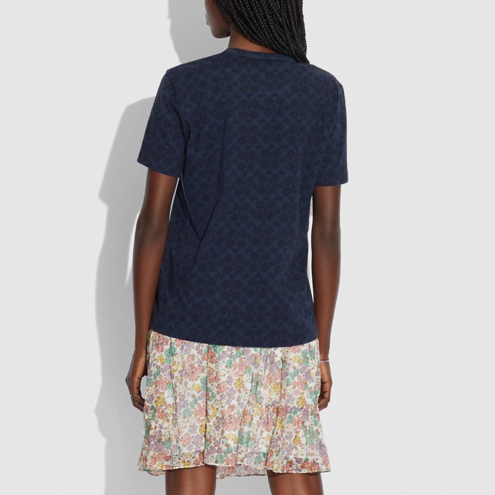 COACH®,Dream T Shirt In Organic Cotton,,Scale View