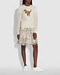COACH®,CROCHET SWEATER,cotton,Ivory,Scale View