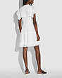COACH®,BRODERIE ANGLAISE DRESS,cotton,Off White,Scale View