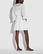 COACH®,MINI TIERED DRESS,cotton,White,Scale View
