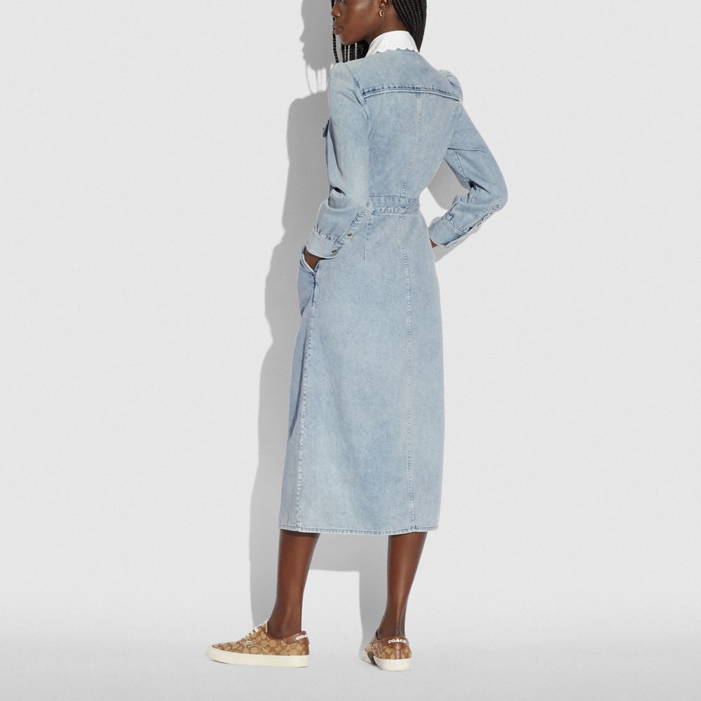 Coach best sale denim dress