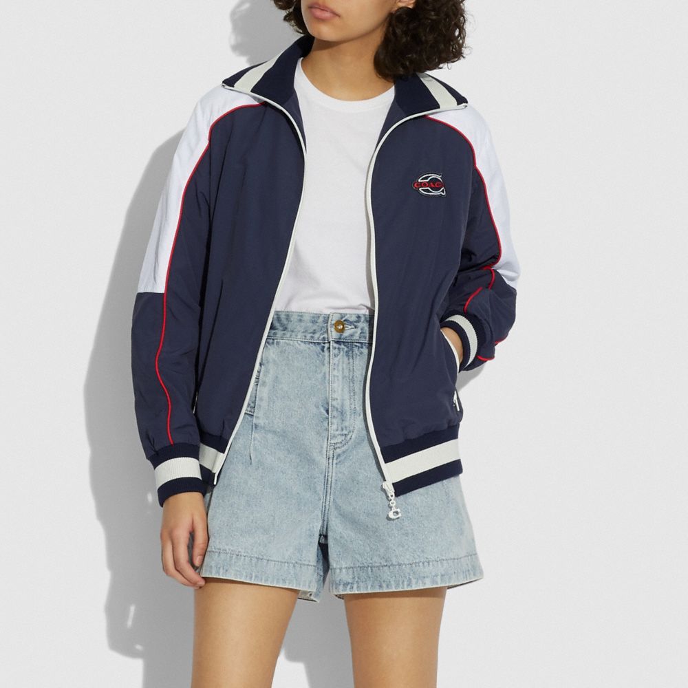 COACH®,Lightweight Heritage Windbreaker,,Scale View