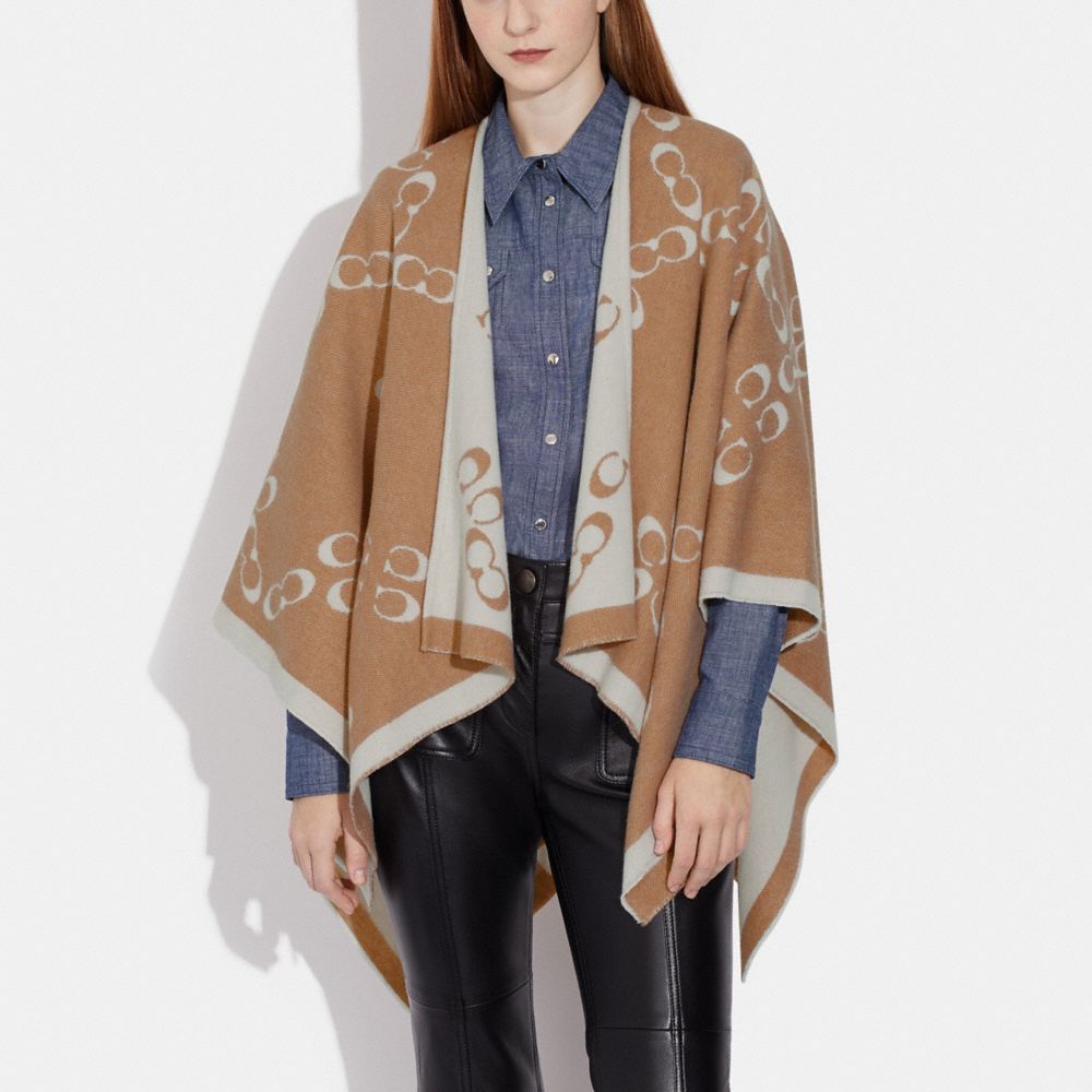 COACH® | Signature Poncho