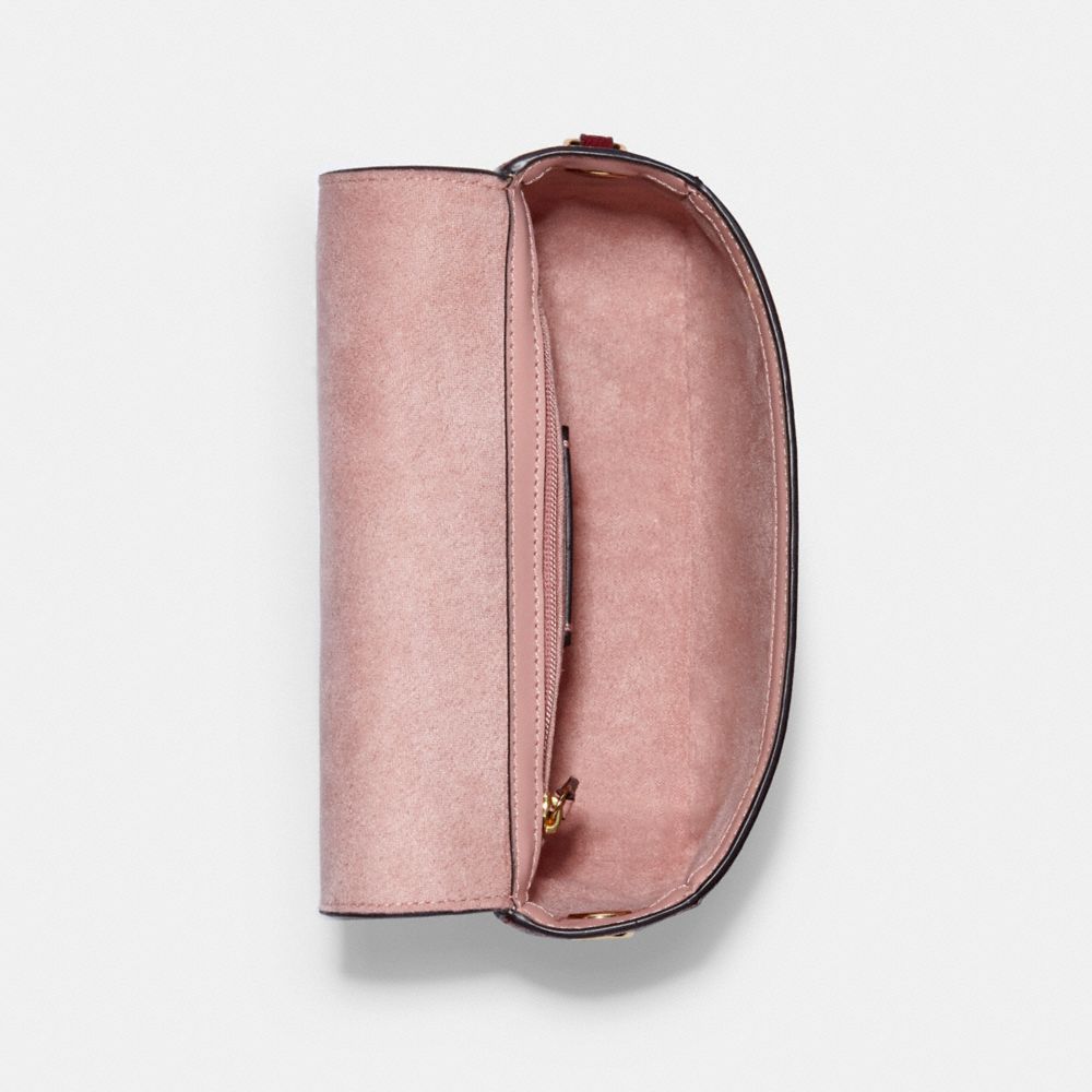 COACH ジェマ ビジュー クロスボディ ショルダーバッグ ピンク 【公式