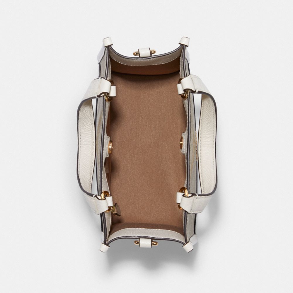 COACH®,Dempsey Tote Bag 22 In Signature Canvas,,Inside View,Top View