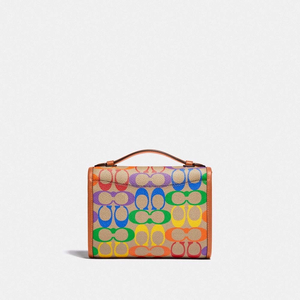 Kip Sac à Bandoulière Turnlock En Toile Rainbow Signature