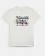 COACH®,ART SCHOOL T-SHIRT,Other,White,Front View
