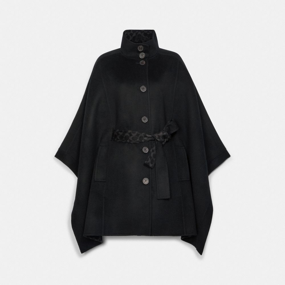 Coach store wool cape