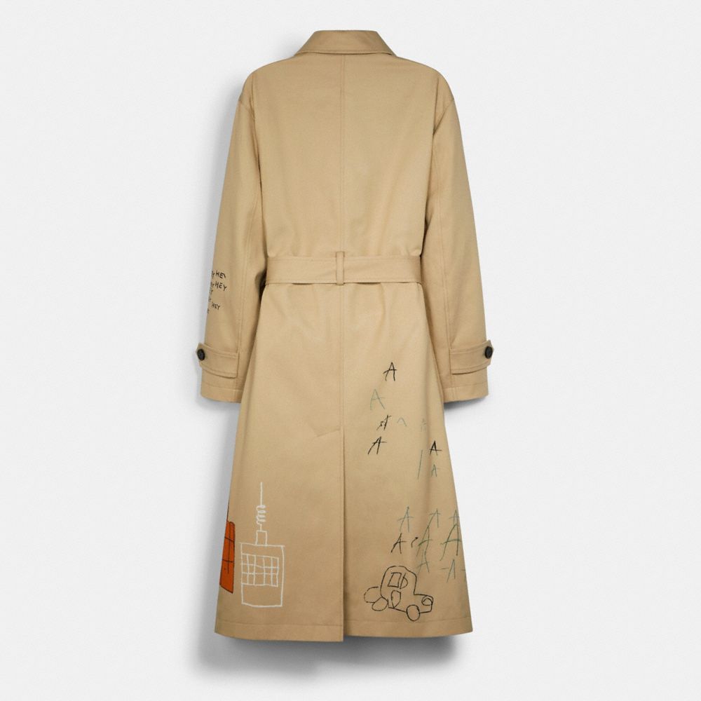 Coach X Jean Michel Basquiat Trench Coat