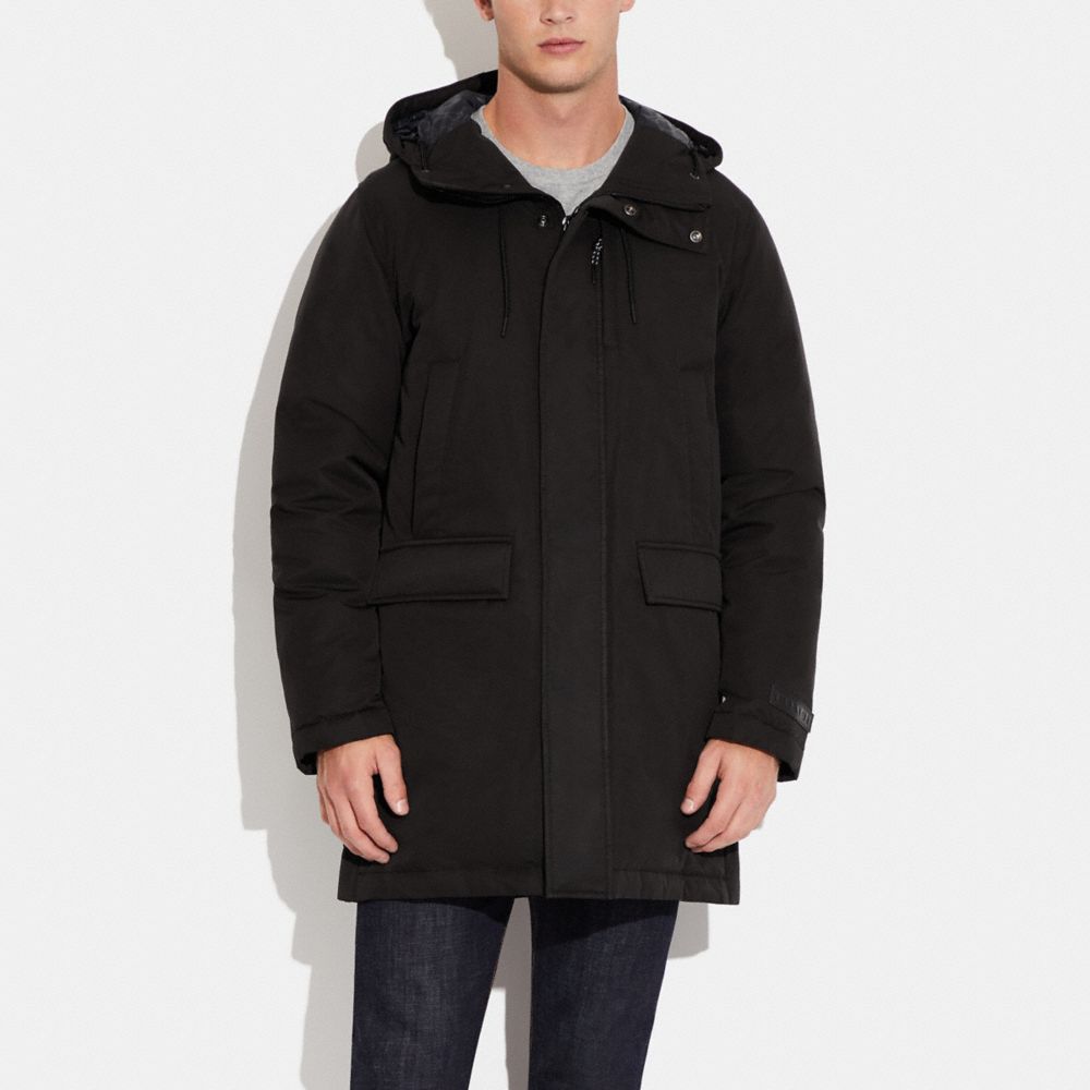 COACH®,エレベイティッド ダウン パーカ,ジャケット&コート,ﾌﾞﾗｯｸ