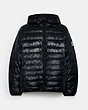 COACH®,PACKABLE DOWN JACKET,n/a,Black,Front View