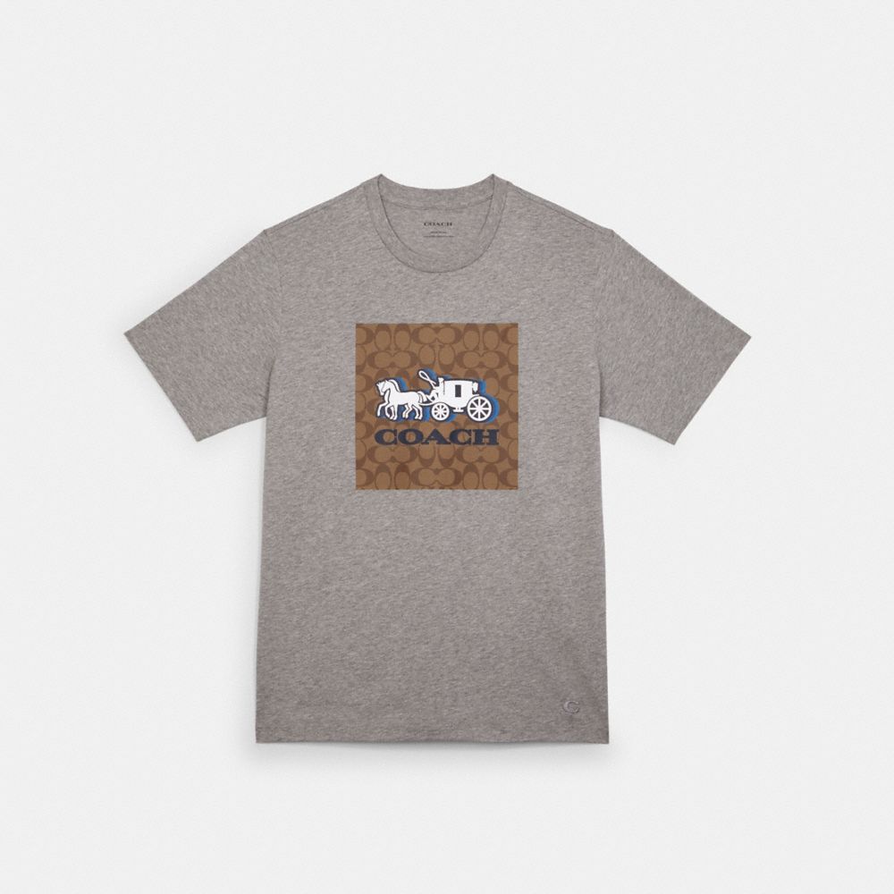 ★Coach★ Horse and Carriage T-Shirt CBD24 WHT COACH® Outlet | COACH® Outlet | Horse And Carriage T Shirt