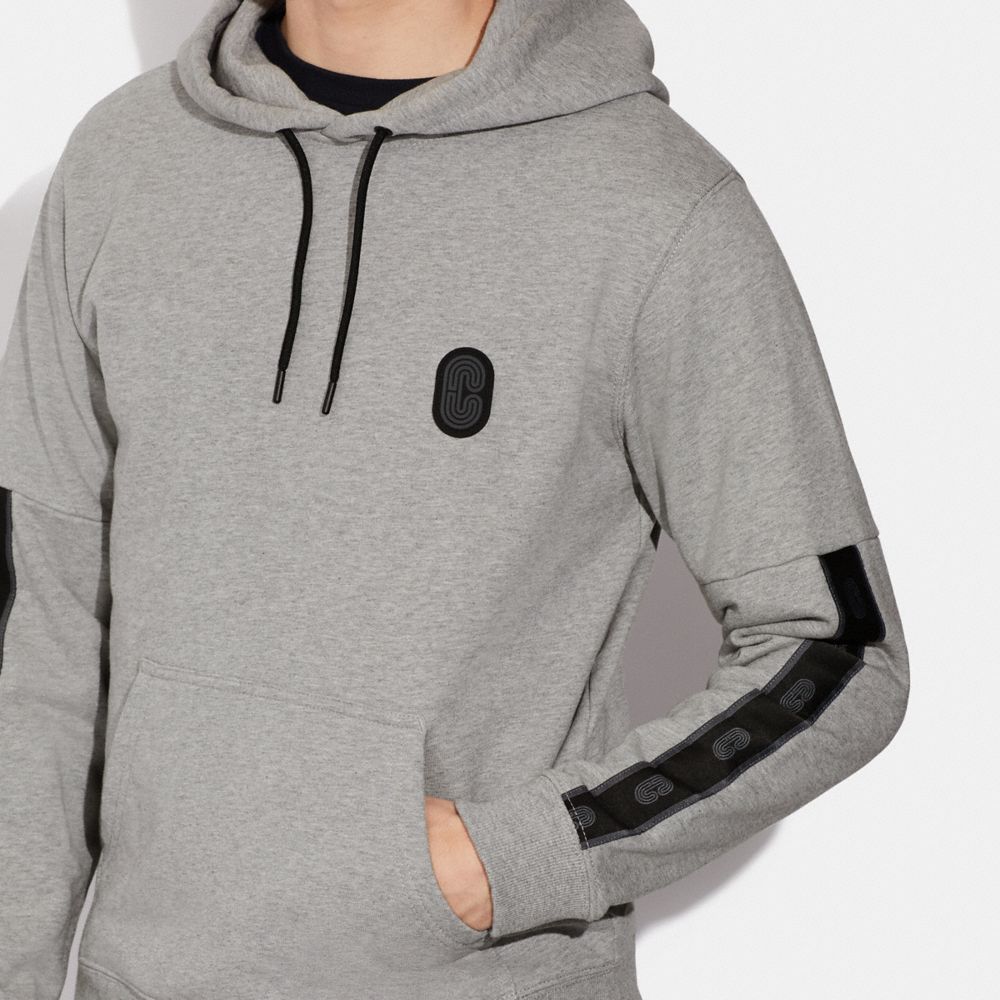 Coach Outlet Signature Hoodie - Grey