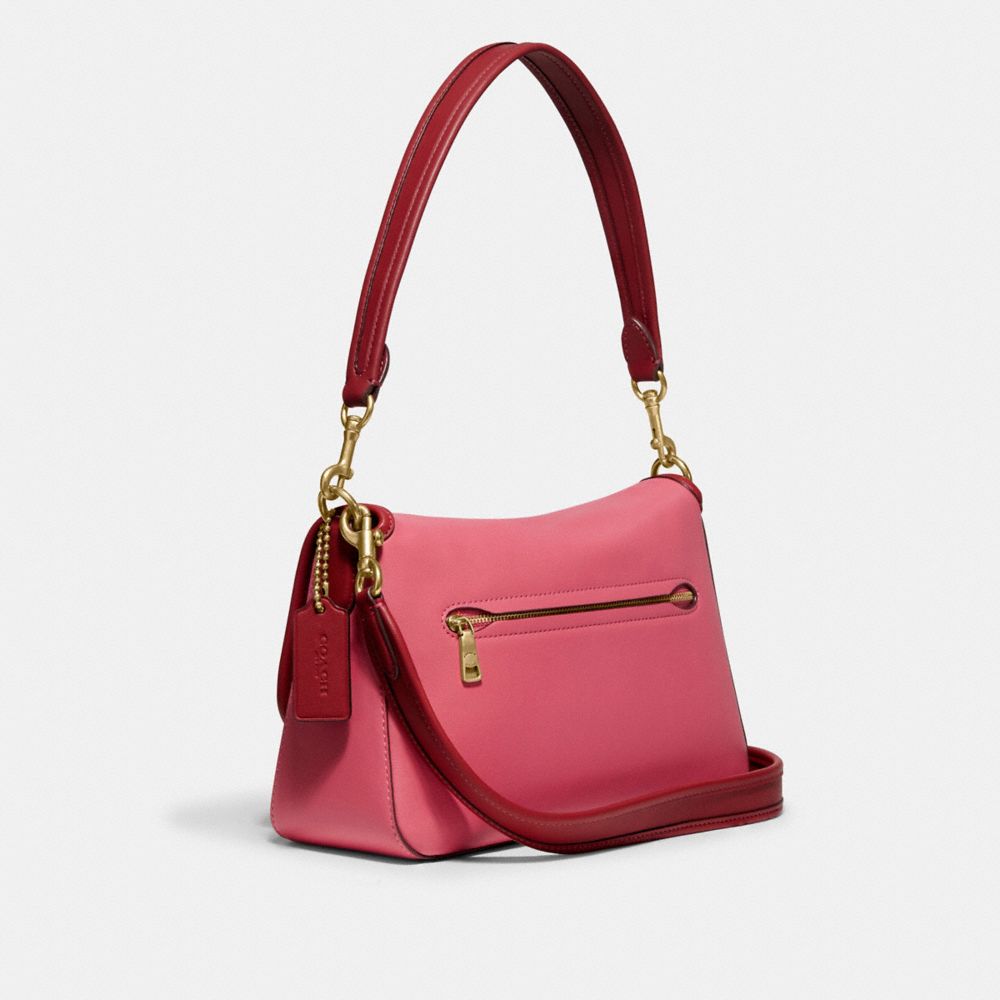 COACH®,Soft Tabby Shoulder Bag In Colorblock,,Angle View