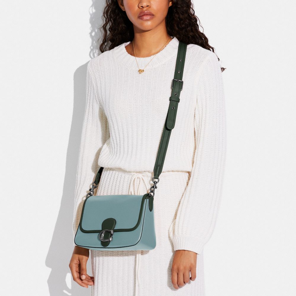 COACH®,Soft Tabby Shoulder Bag In Colorblock,,Detail View
