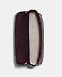 COACH®,SOFT TABBY SHOULDER BAG WITH SNAKESKIN DETAIL,Smooth Leather/Exotic,Medium,Brass/Wine,Inside View,Top View
