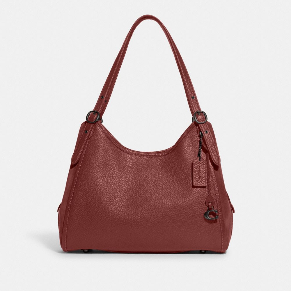 Coach polished pebble leather online dalton 31 shoulder bag