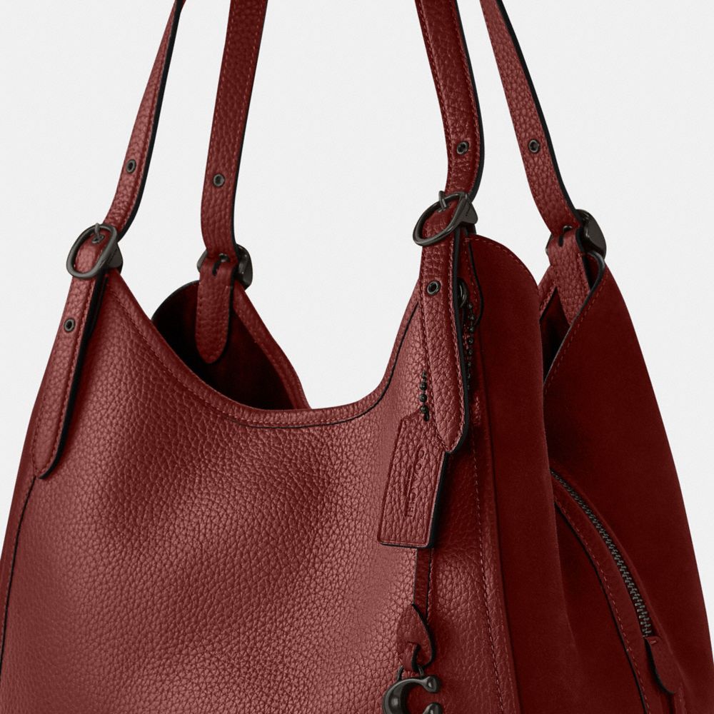 Oxblood discount coach purse