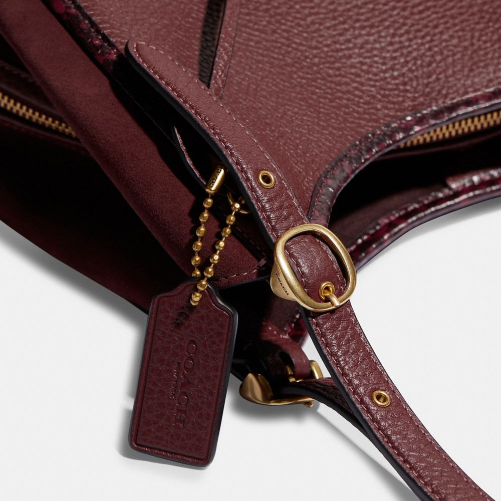 COACH® | Lori Shoulder Bag With Snakeskin Detail