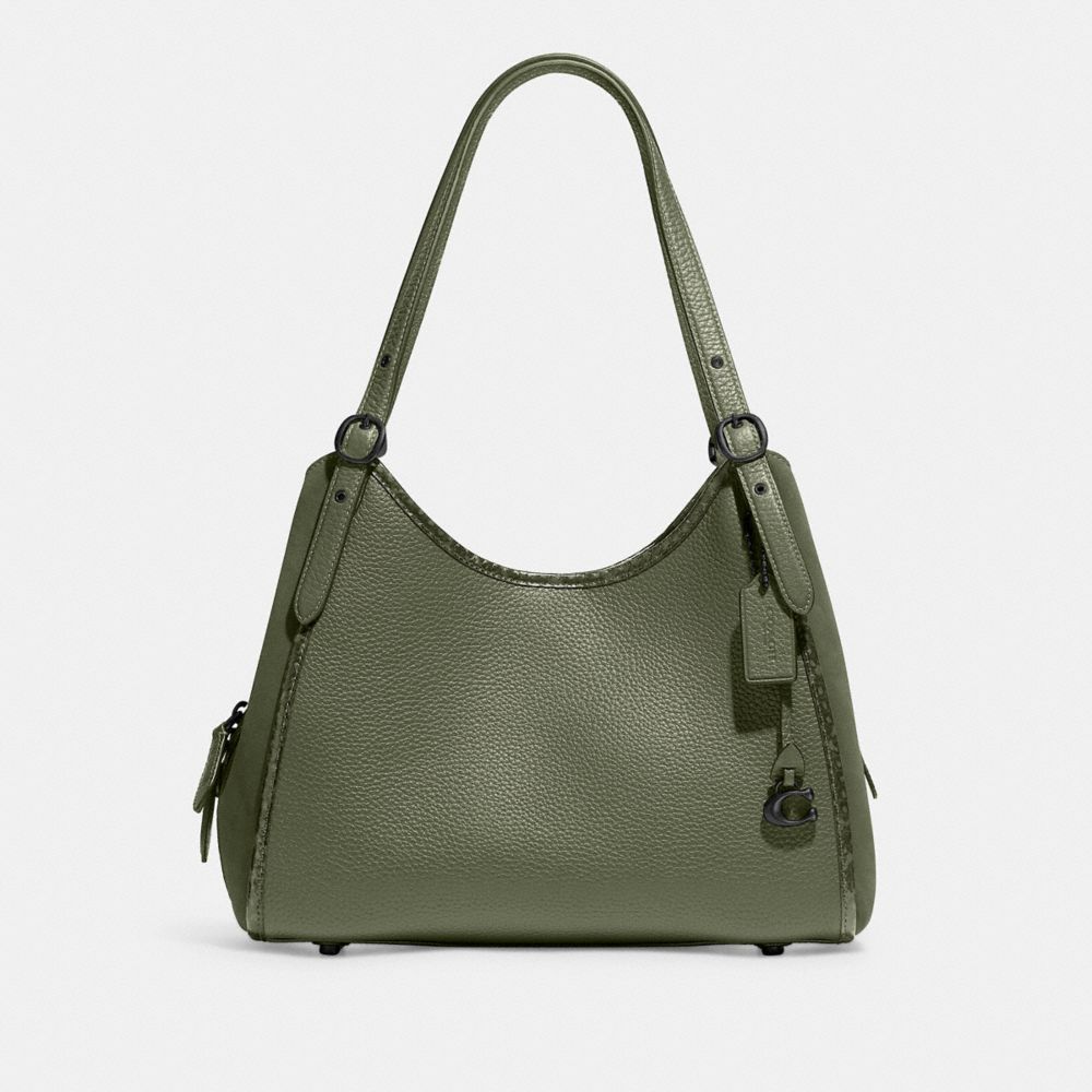 Soft leather best sale coach handbags