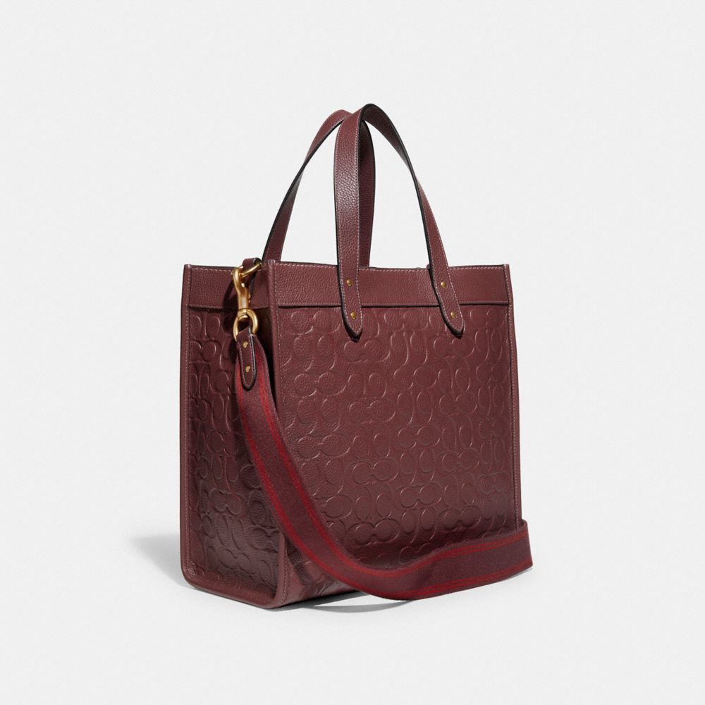 Leather tote Coach Brown in Leather - 35505697