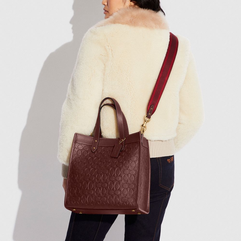 Cabas Field En Cuir Signature
