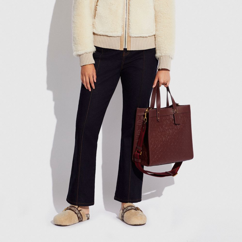 COACH®  Field Tote 22 In Signature Leather