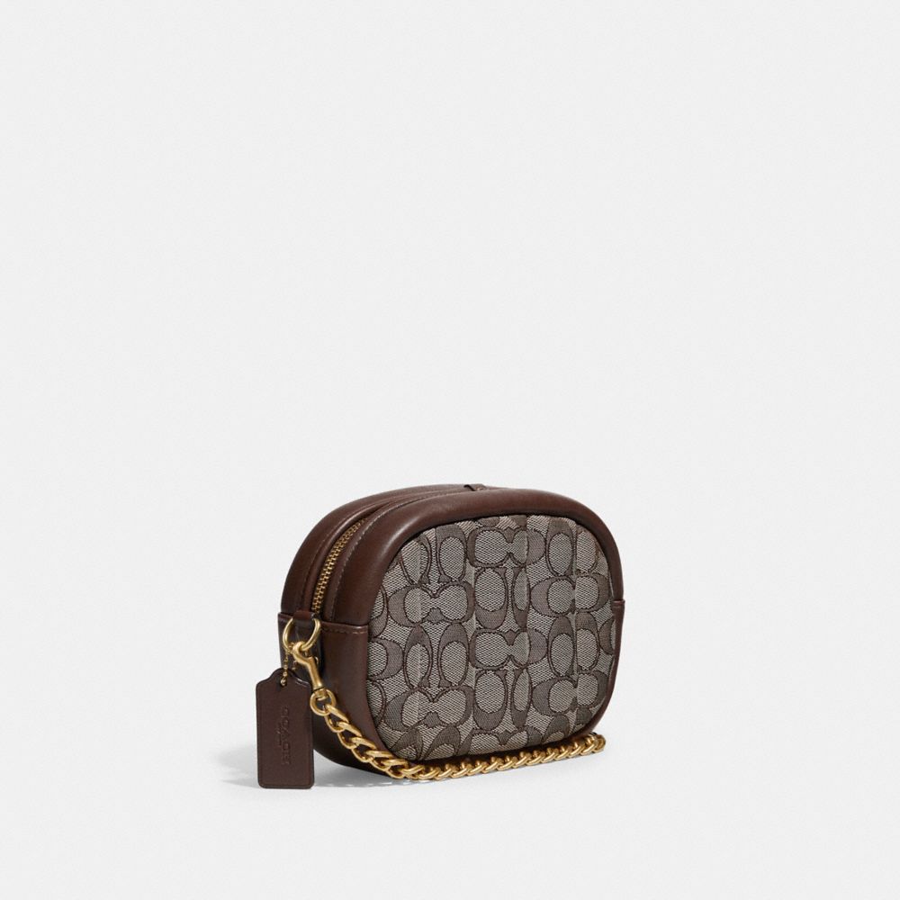 COACH Mini Camera Bag In Signature Leather