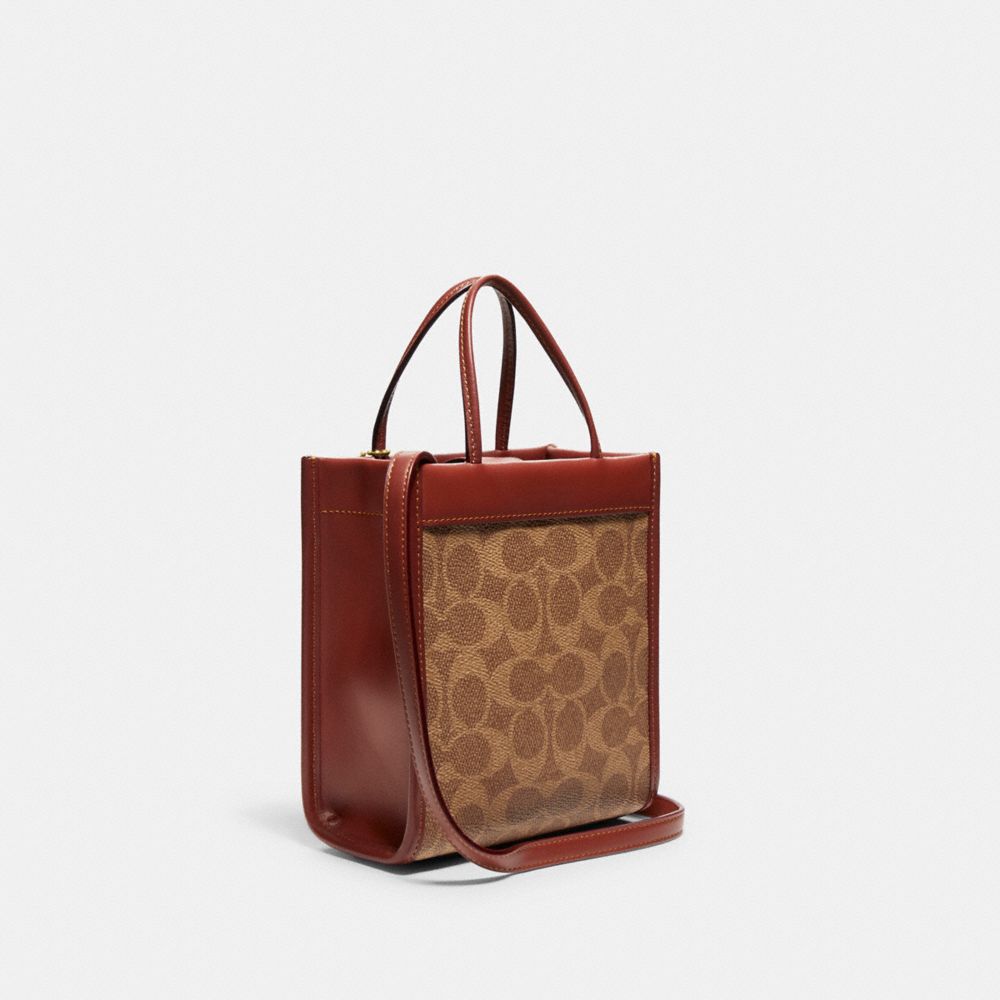 coach highline tote in signature canvas