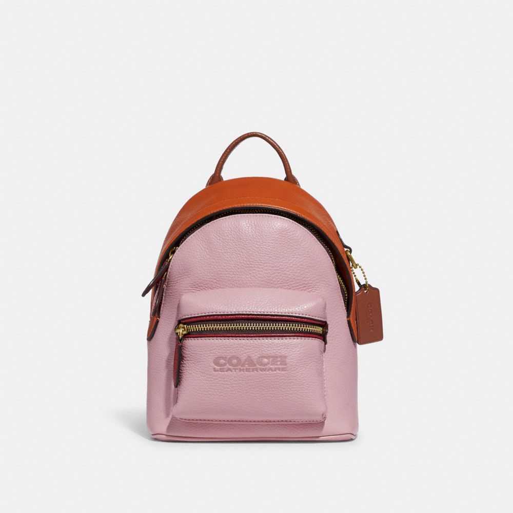 Coach mini backpack discount pink