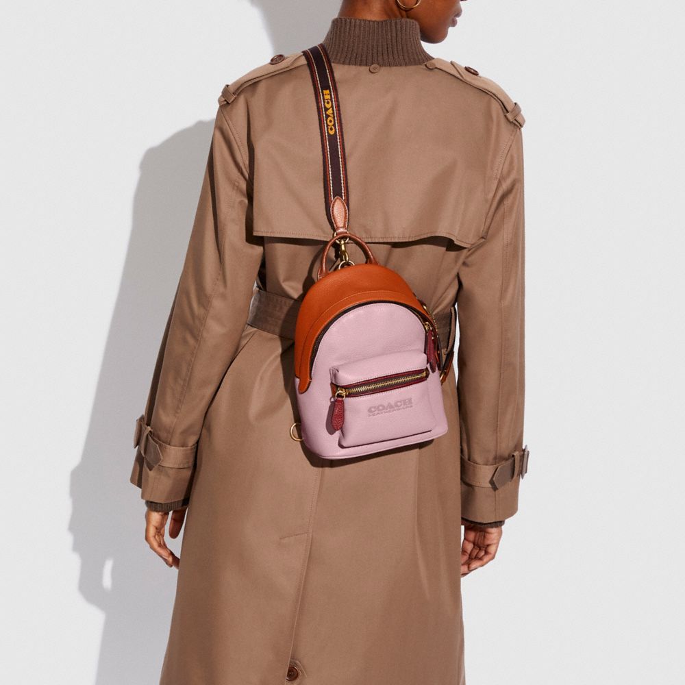 coach colorblock value charter backpack