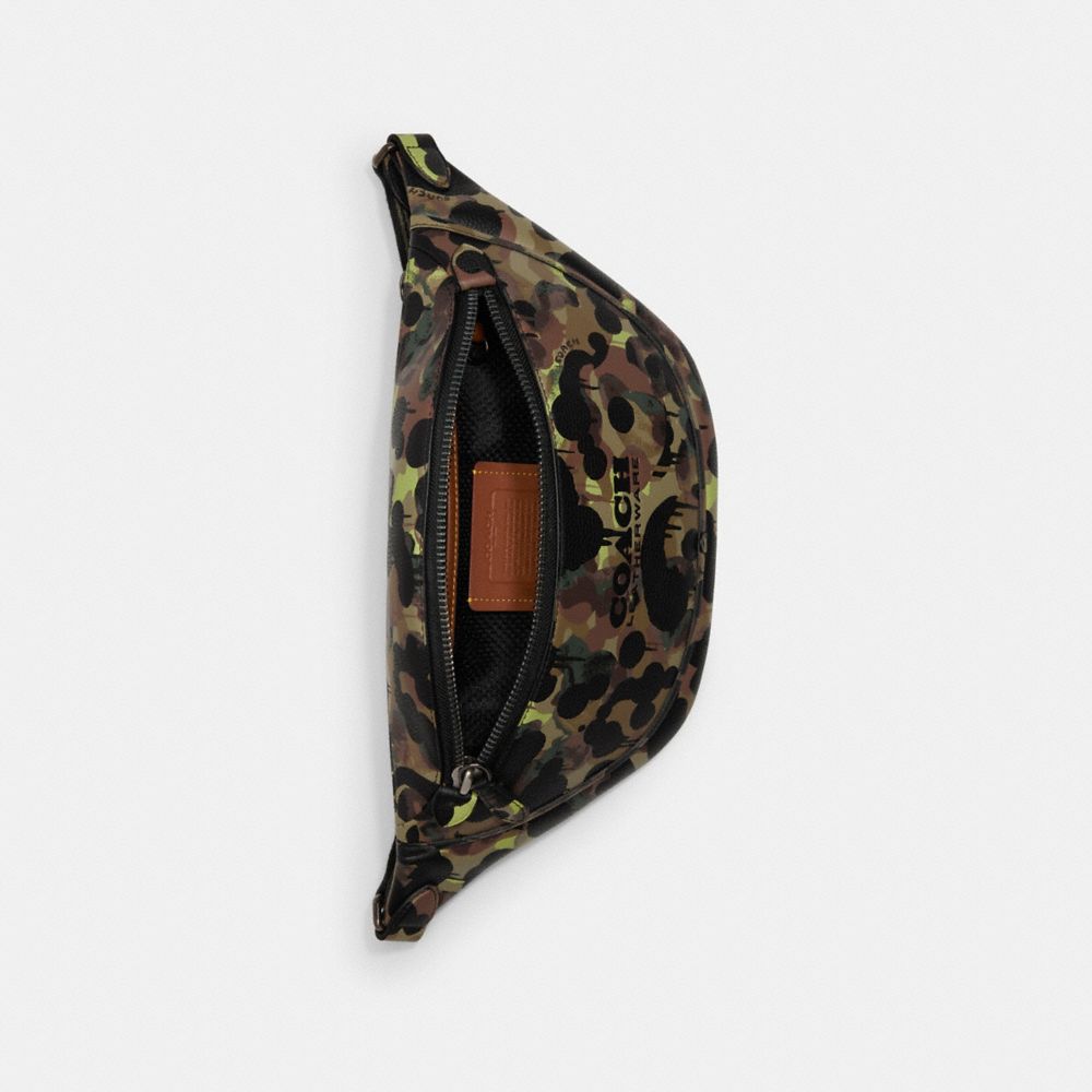 MCM X BAPE Branded belt bag, Men's Bags