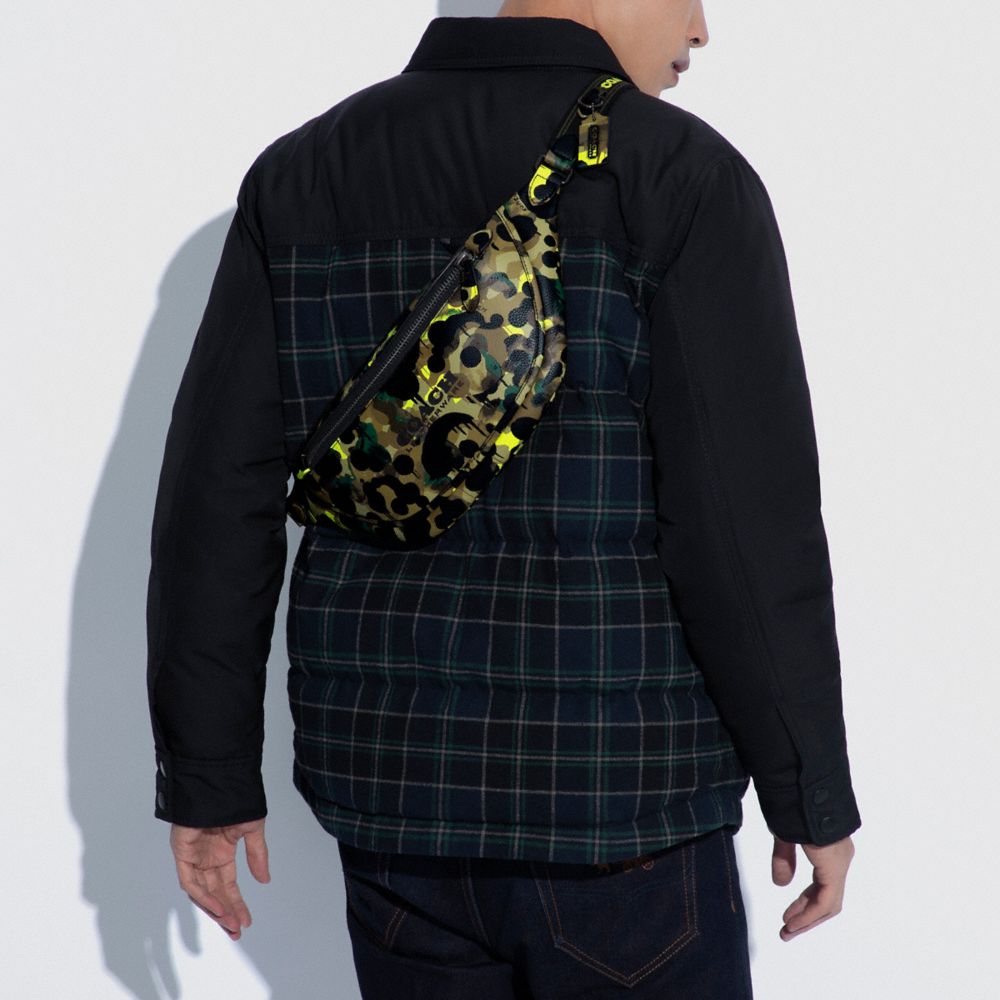 League Belt Bag With Camo Print