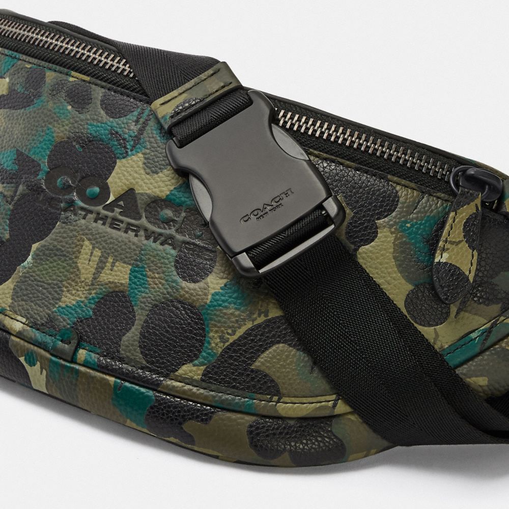 COACH® | League Belt Bag With Camo Print