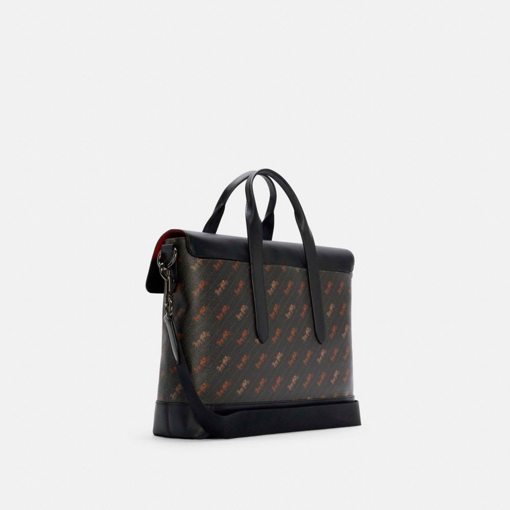 Hamilton Portfolio With Horse And Carriage Dot Print