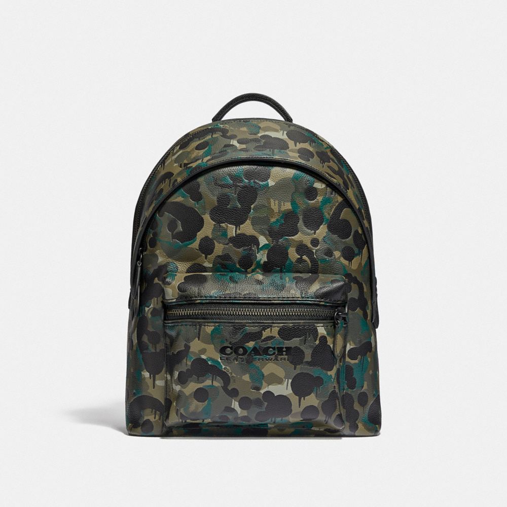 Mens coach 2024 camo duffle bag