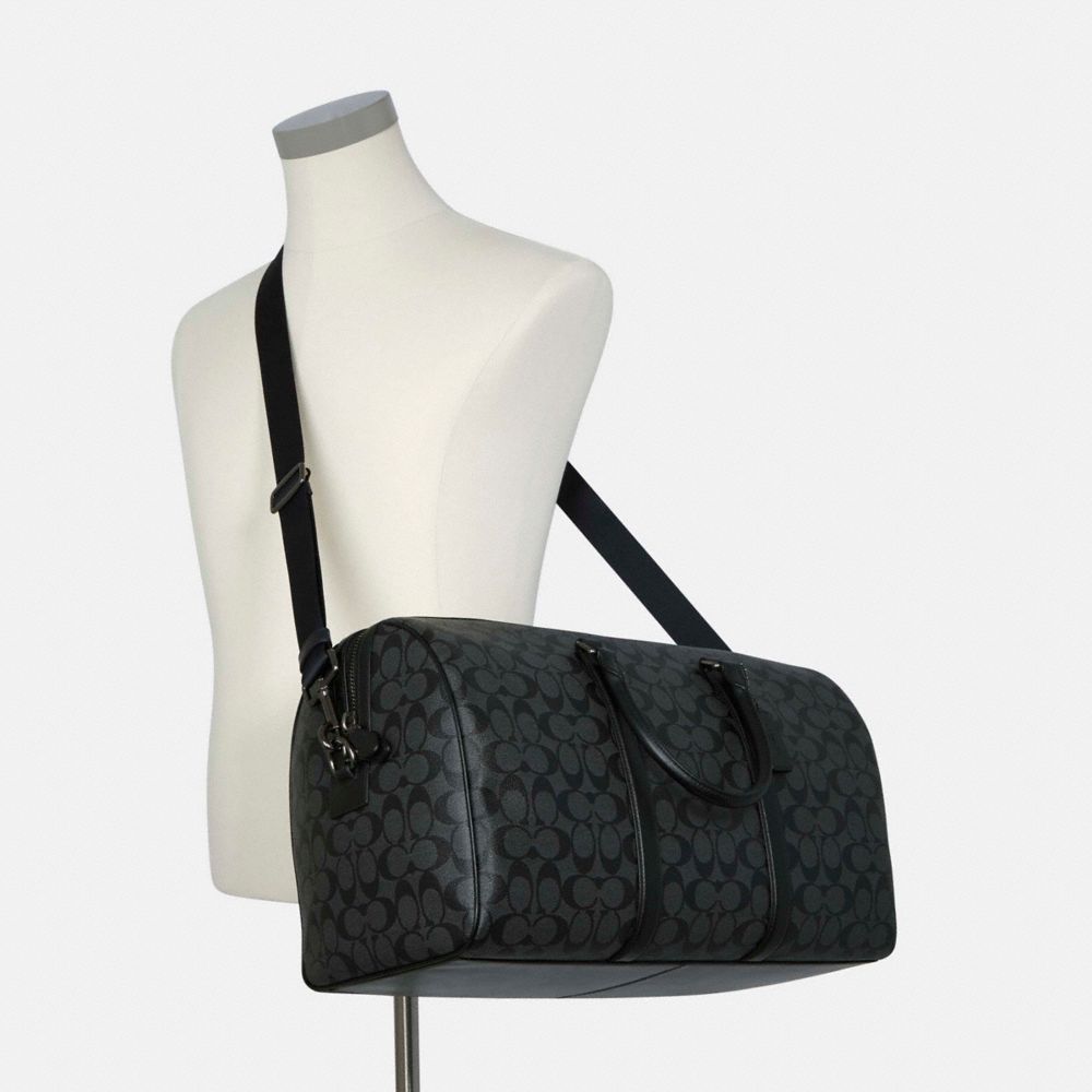 COACH®,SAC VENTURER EN TOILE SIGNATURE,Bronze industriel/Anthracite/Noir,Alternate View