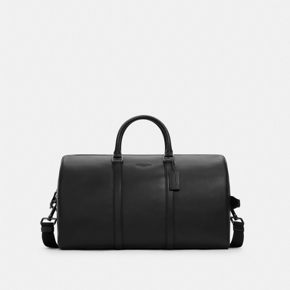 COACH®,VENTURER BAG,Cuir,Bronze industriel/Noir,Front View