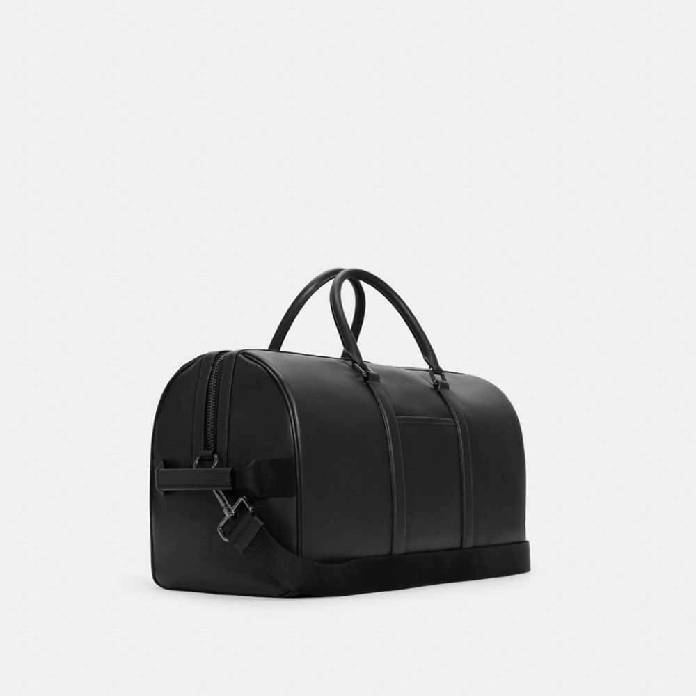 COACH®,VENTURER BAG,X-Large,Gunmetal/Black,Angle View