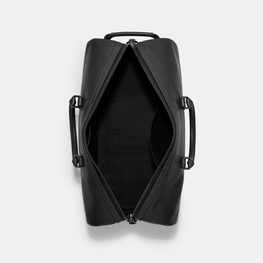 COACH®,VENTURER BAG,X-Large,Gunmetal/Black,Inside View,Top View
