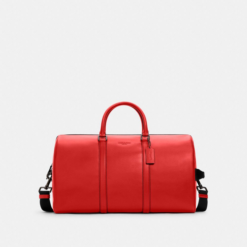 Coach leather hot sale duffle