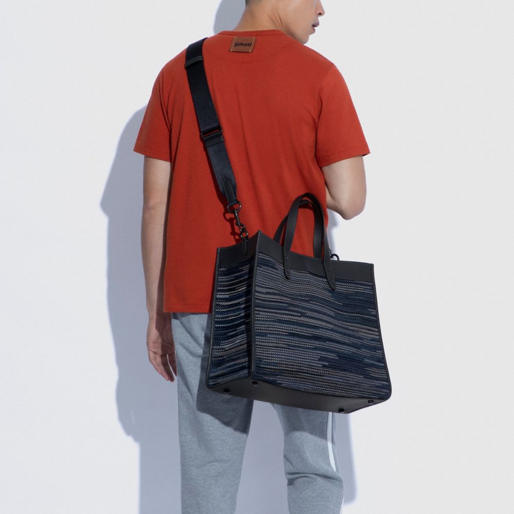 Field Tote Bag 40 In Upwoven Leather