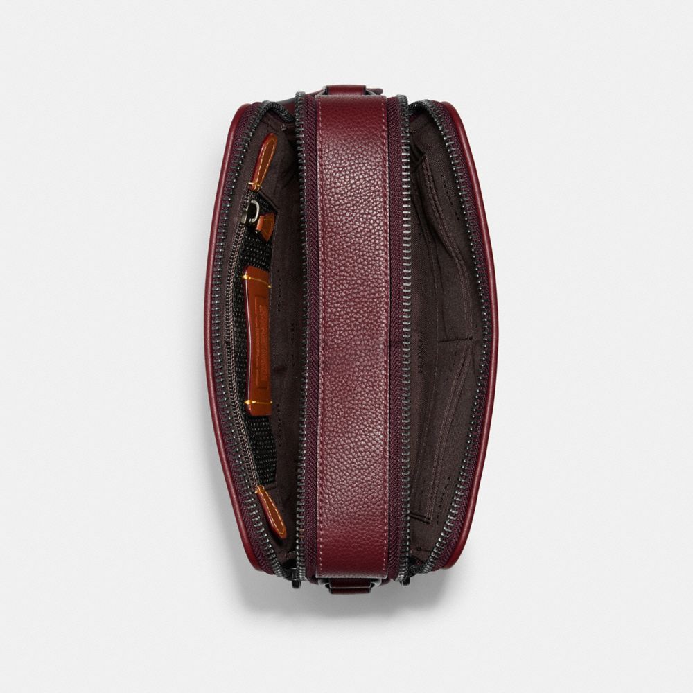 COACH®,Charter Crossbody Bag 24,Leather,Crossbody,Embossed,Logo,Casual,,Inside View,Top View