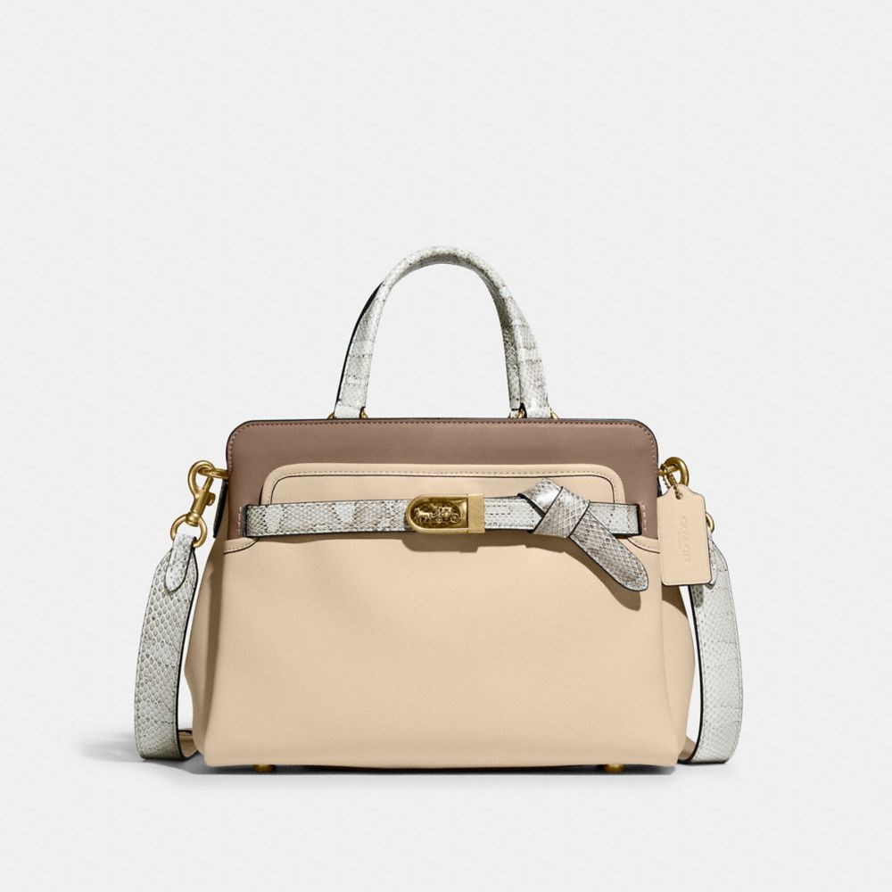 Shop COACH Rogue 18 Colorblock Leather Satchel