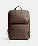 COACH®,GOTHAM BACKPACK,Pebbled Leather,X-Large,Dark Stone,Front View