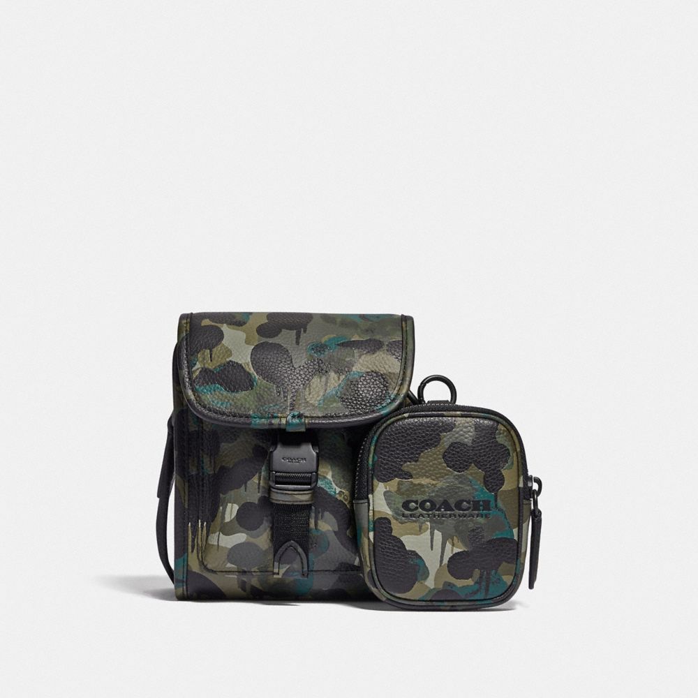 COACH® | Charter North/South Crossbody With Hybrid Pouch With Camo