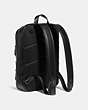 COACH®,GOTHAM BACKPACK IN SIGNATURE CANVAS,Signature Coated Canvas/Smooth Leather,X-Large,Black Copper/Charcoal/Black,Angle View